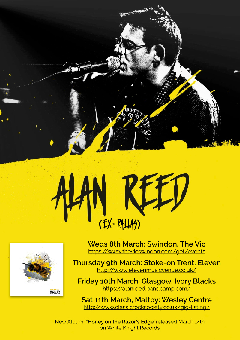Alan Reed ex-Pallas UK Tour 2017